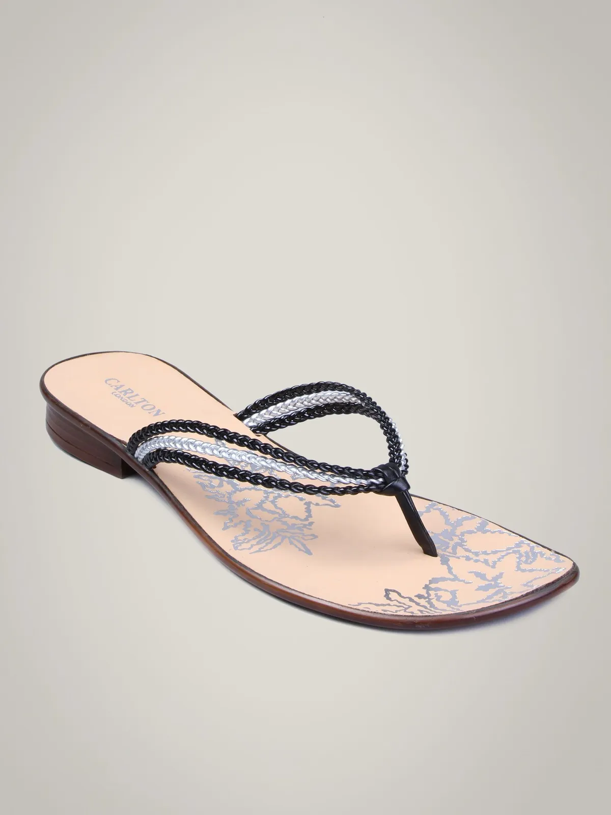 Carlton London Women Contemporary Black Flats