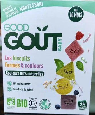 GOOD GOÛT BABY Les biscuits formes & couleurs