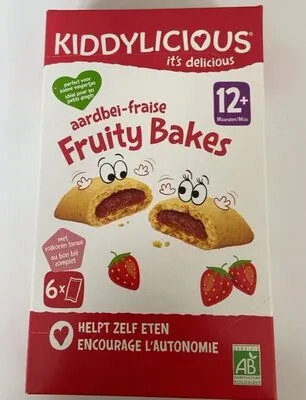 Kiddylicious Strawberry Fruity Bakes 6 x (132g)