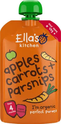 JENSEN & CO AS Ellas Kitchen Gulrot/Eple/Pastinakk 4md 120g